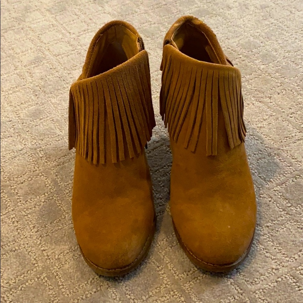 Lucky Brand suede booties